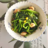 ホウレン草と竹輪のバター醤油炒め| aiさん