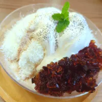 マスカルポーネクリームとアールグレイゼリー添えパッピンス😋|みぽりん♪さん