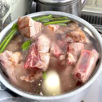 特製BBQスペアリブの仕込み|pranzoさん