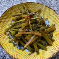 山ウドの茎のきんぴら|おかこさん