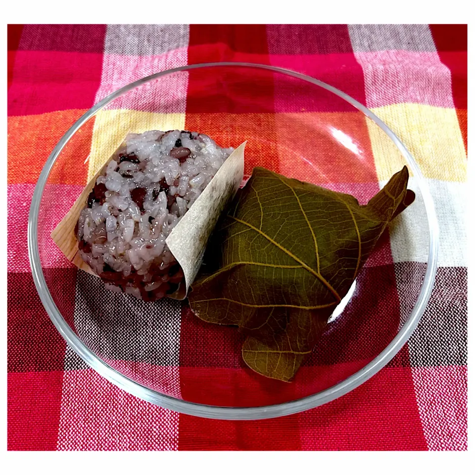 柏餅とおはぎ|サクラピンクさん