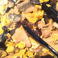 卵ときくらげと豚肉の炒め物|112さん