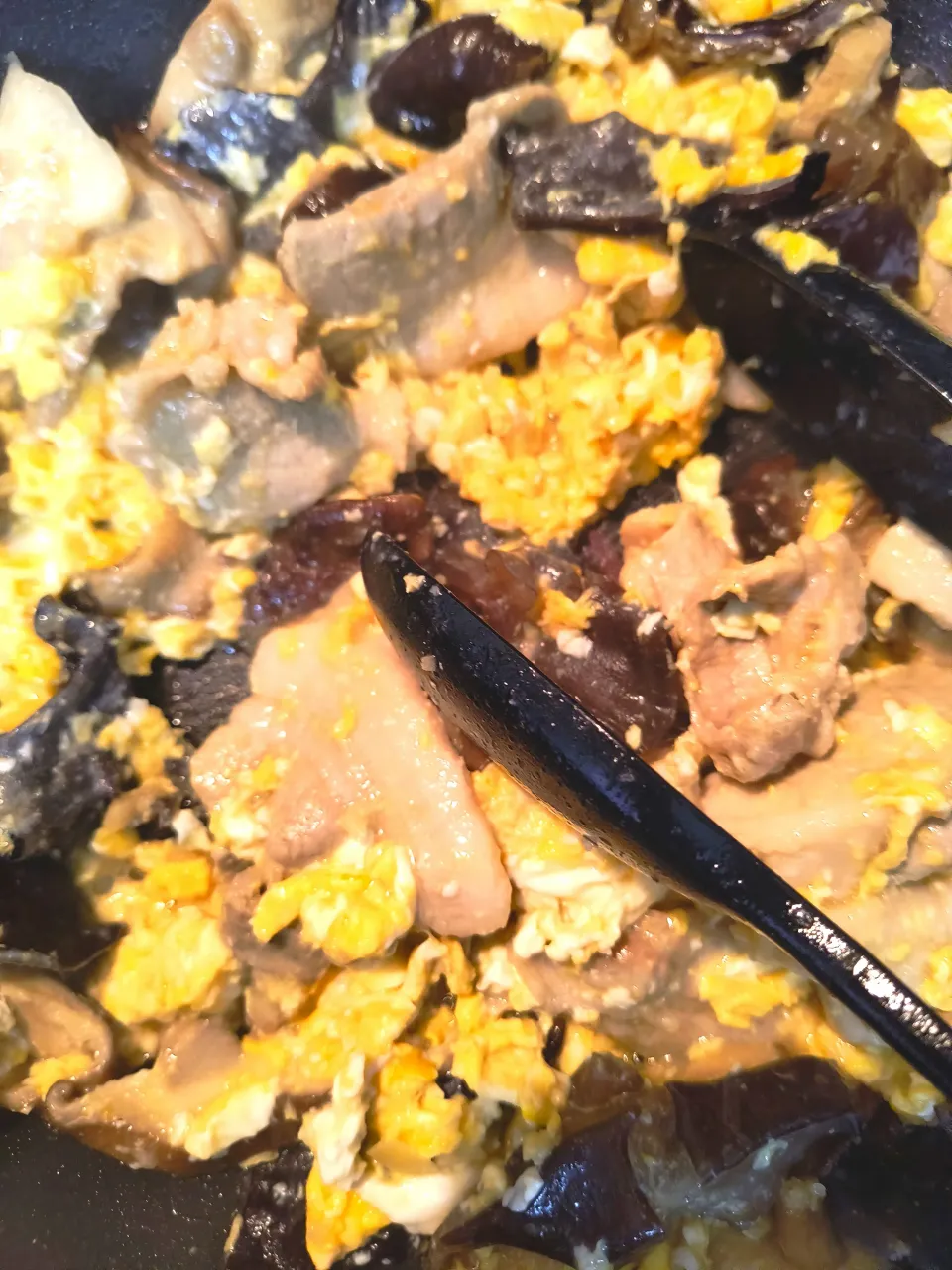 卵ときくらげと豚肉の炒め物|112さん
