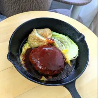 ハンバーグ＆白菜、アワビ茸| mi_neneco♪さん