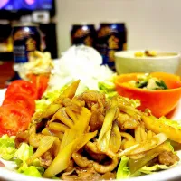 筍と豚  生姜焼き|tonaさん