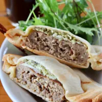 ビタントニオでハンバーグホットサンド|マユマユさん