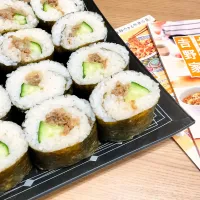 吉野家の牛丼de巻き寿司|さーりさん