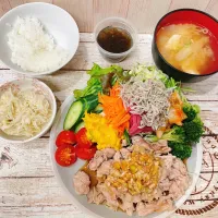 豚肉油淋鶏|chou  chouさん