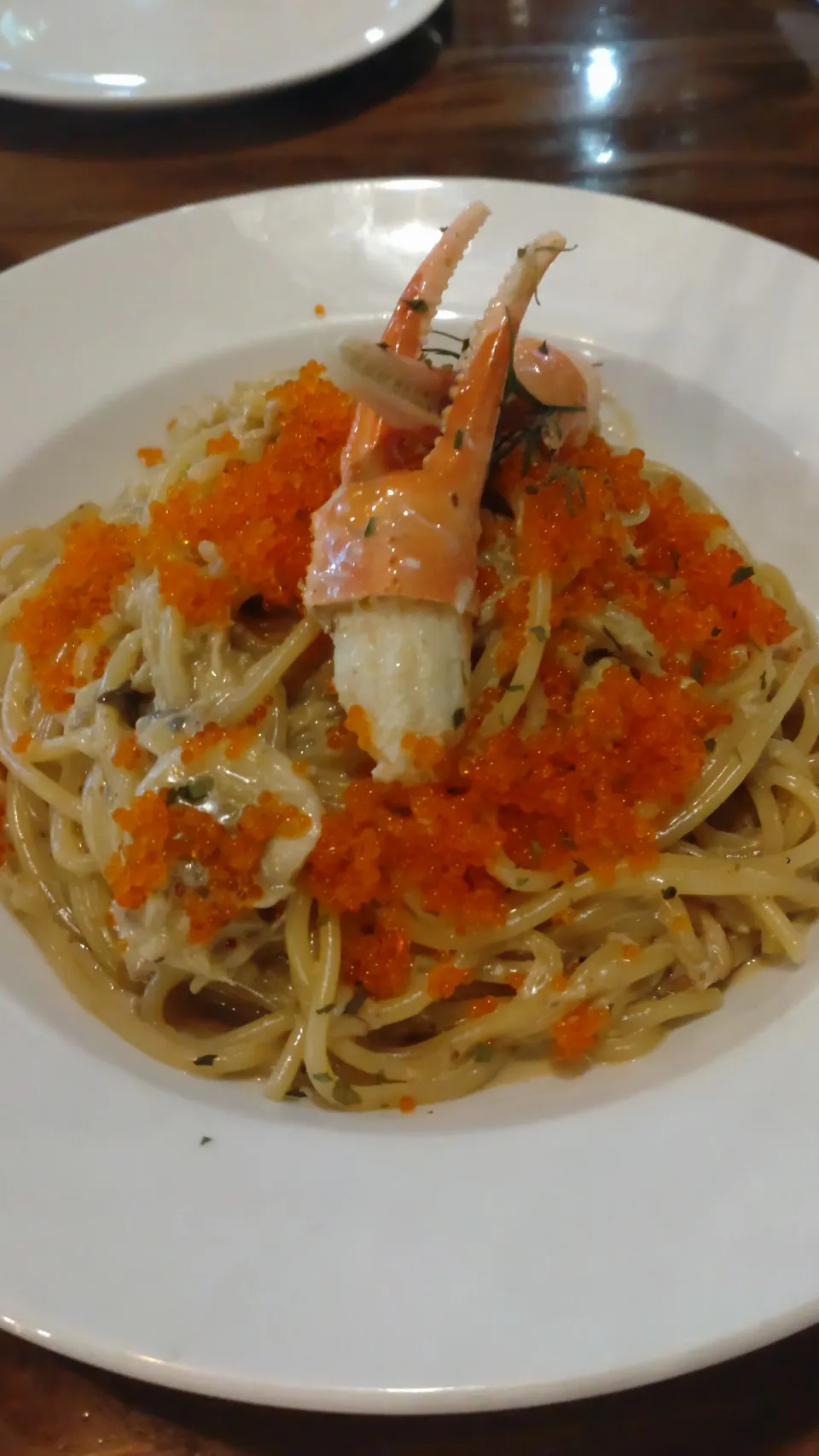 Crab meat spaghetti 🍝|Fan Fannyさん