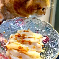 醤油麹で作ったイカの塩辛|さくらんぼさん