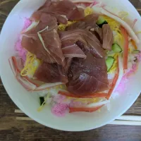 マグロのせちらし寿司。|おいはる(矢尾春香)さん