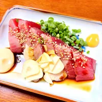 初鰹辛子にんにくマヨ|Akira Sugiharaさん