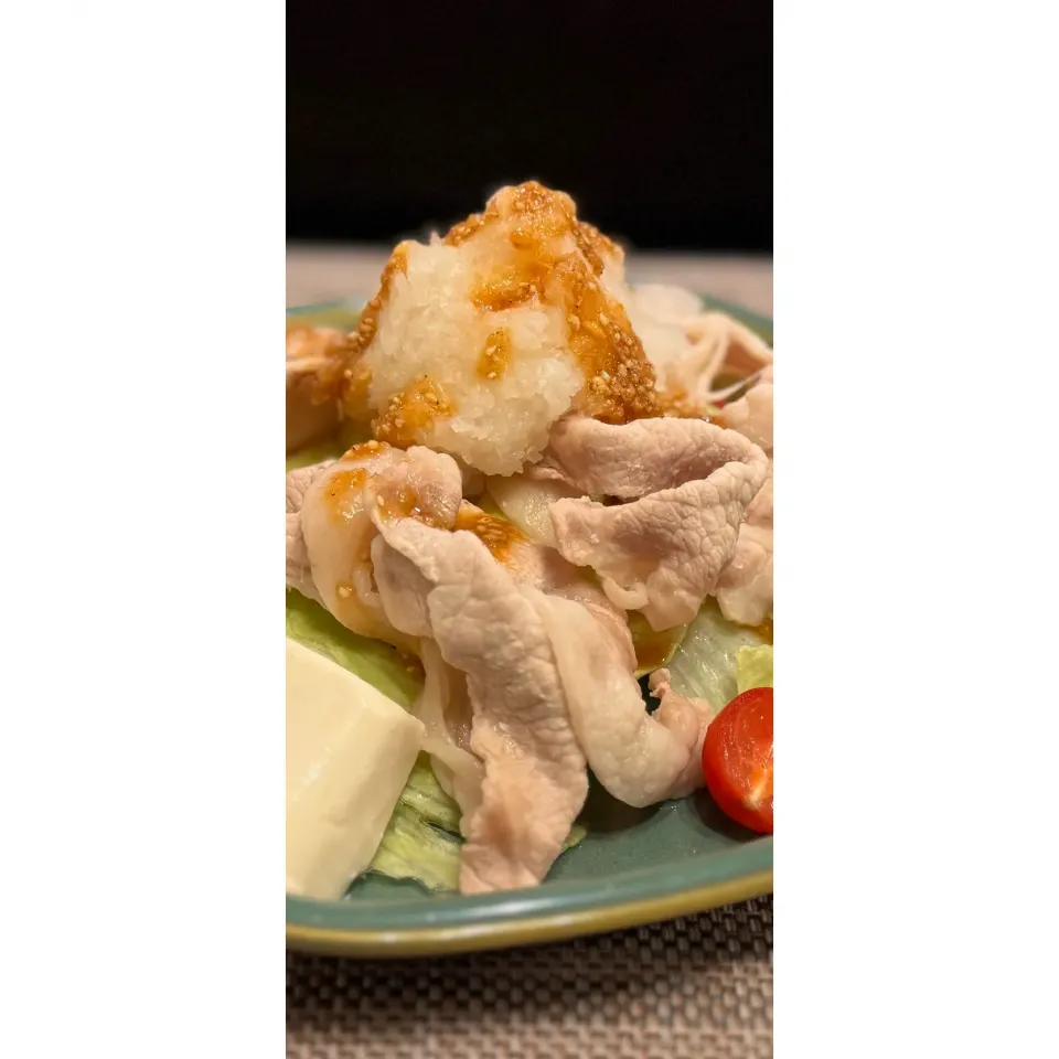 豆腐と豚しゃぶの香味おろしサラダ|tay___75さん