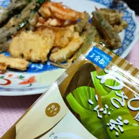 天ぷらにわさび風味こんぶ茶|ゆずさん