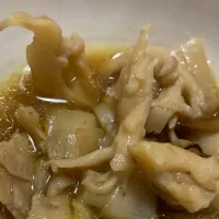 焼きねぎと舞茸のズッパ|お家でbar!さん