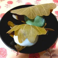 柏餅ー！|きつねさん