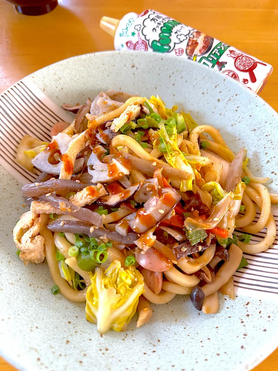 yummy！コリアンホットで焼きうどん|さらっと🍀さん