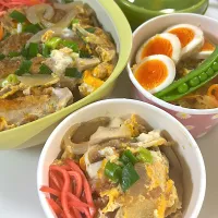 現場弁当　カツ丼　豆腐丼|まゆさん