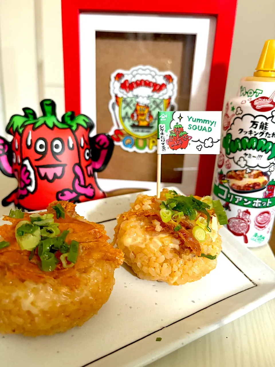 Yummy!つきピリ辛チーズおにぎり|こずりんさん