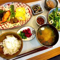 休日の和朝食