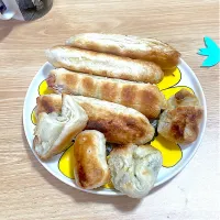 冷凍パイシートで，なんとなくウィンナー巻きとチョコパイ| ぽんぽこまめだ。さん
