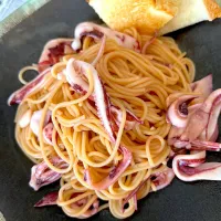 イカとイシリのパスタ|あささん