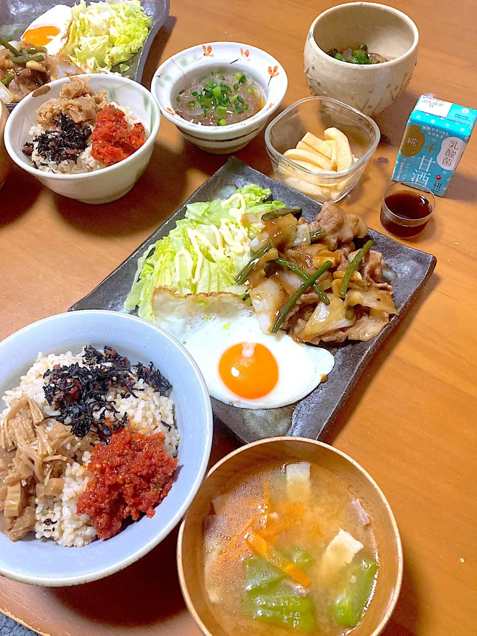 生姜焼き定食🎵|さくたえさん