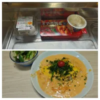 夜勤明けの2025/05/061回目の食事メニューは世間一般はGW最終日でオムライスセット|Tarou  Masayukiさん