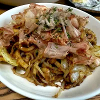 ウスターソースで作る焼きうどん|さくたろうさん