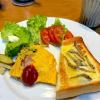 本日のトーストランチ|じゅんさんさん