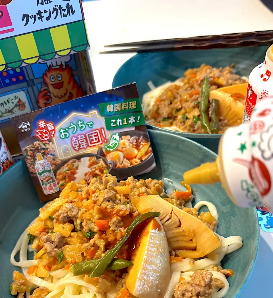 肉みそうどんyummyコリアンホットビーム|シュトママさん