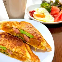 かぼちゃホットサンド    😭|tap.rinさん