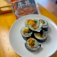 牛丼の具でキンパ|Lily2525さん