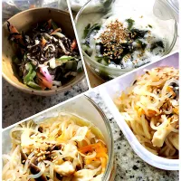 【作り置き】長芋＆わかめ、糸蒟蒻＆しめじ、ひじき＆切り干し大根| ヨウコさん