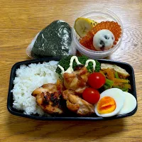 5/2 鶏もものBBQソース焼き弁当|ゆさん