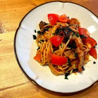 トマトソーススパゲティ|おさかなさん