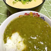 めかぶ飯&大豆の呉汁| 笑福さん