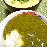 めかぶ飯&大豆の呉汁| 笑福さん