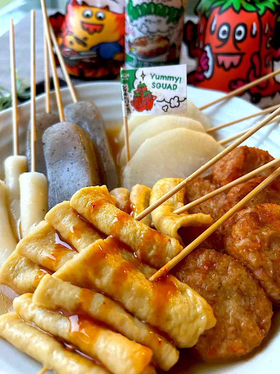 Yummy!コリアンホット de 韓国おでん オムク🍢|まなまな♡さん