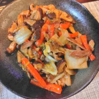 豚肉白菜しいたけの甘辛炒め|takacさん