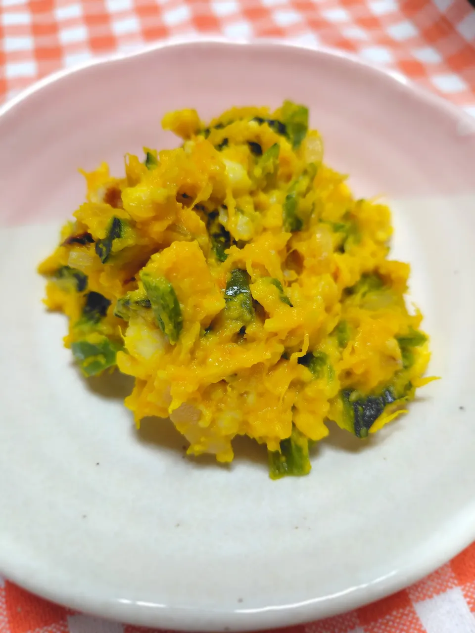 はんぺんとカボチャのサラダ|藤さんちのごはんさん