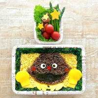 カレーパンマンそぼろ弁当| ちえさん
