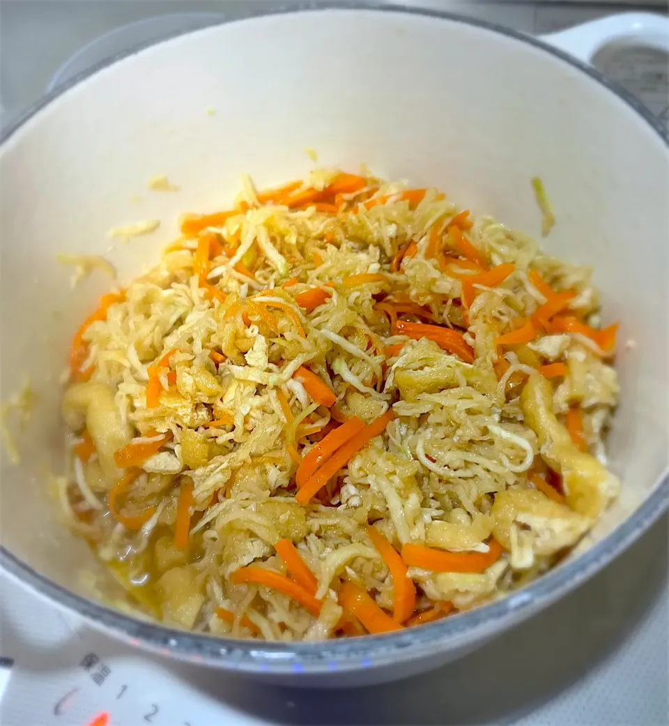 切り干し大根、人参、薄揚げの炒め煮|藤田 まり子さん