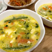 しらすと豆乳のエスニックスープ|茶茶茶さん