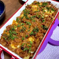 ミートソース&マッシュポテトのラザニア🍽️|keitanさん