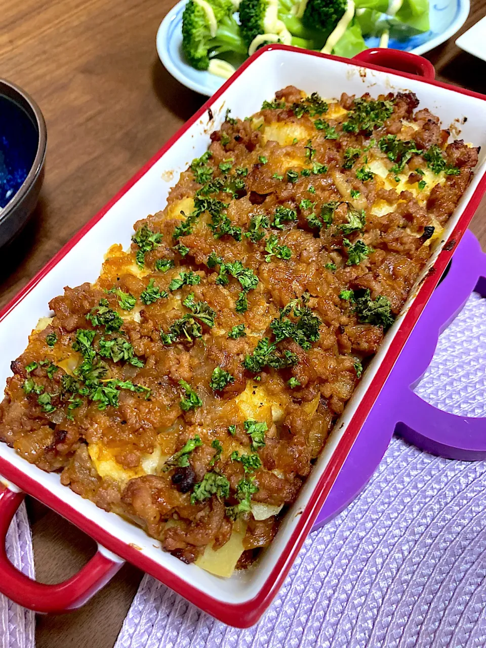 ミートソース&マッシュポテトのラザニア🍽️|keitanさん