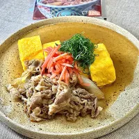 だし巻き玉子&牛丼の具