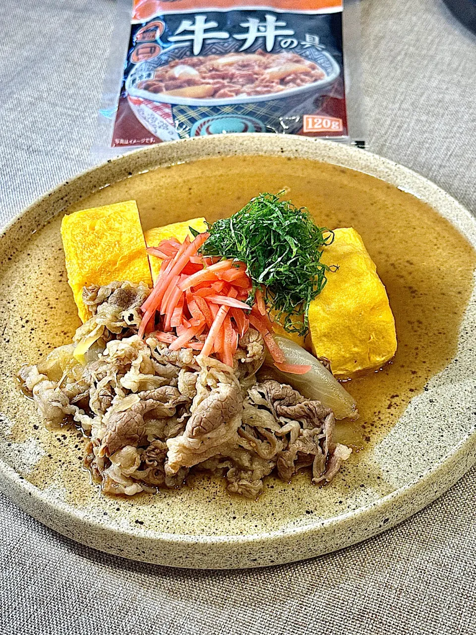 だし巻き卵＆牛丼の具|鬼百合さん