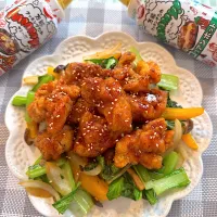 yummy！でお野菜たっぷりヤンニョムチキン|さらっと🍀さん
