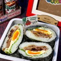 いっちゃんさんの料理 ringonamaさんの料理 Yummy!で焼肉おにぎらず✨|レオンさん